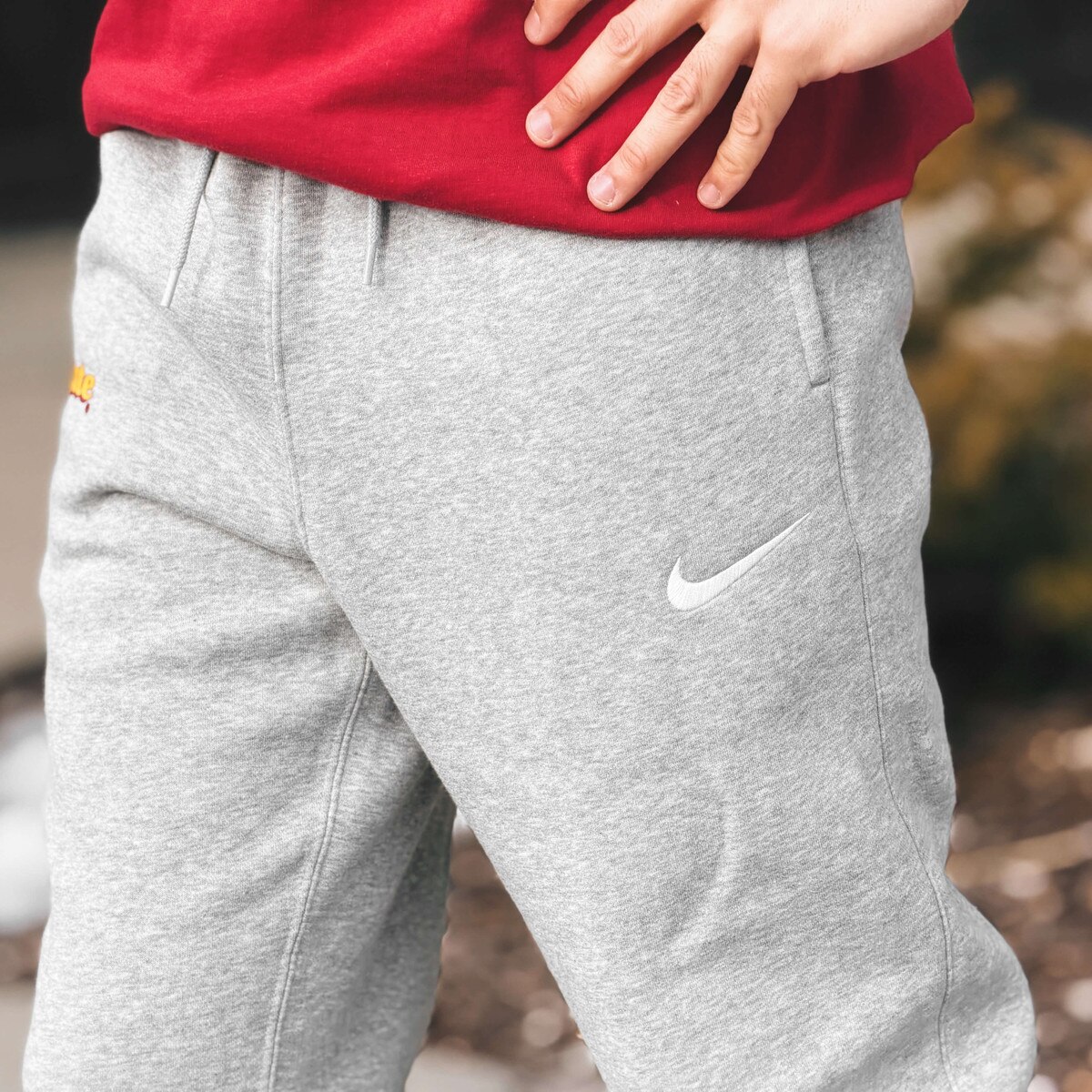 Nike® Iowa State Swirl Gray Fleece Joggers